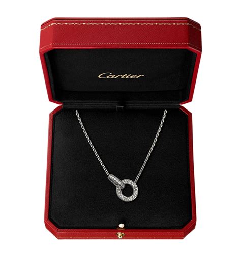 cartier love necklace replica free shipping|cartier love interlocking necklace.